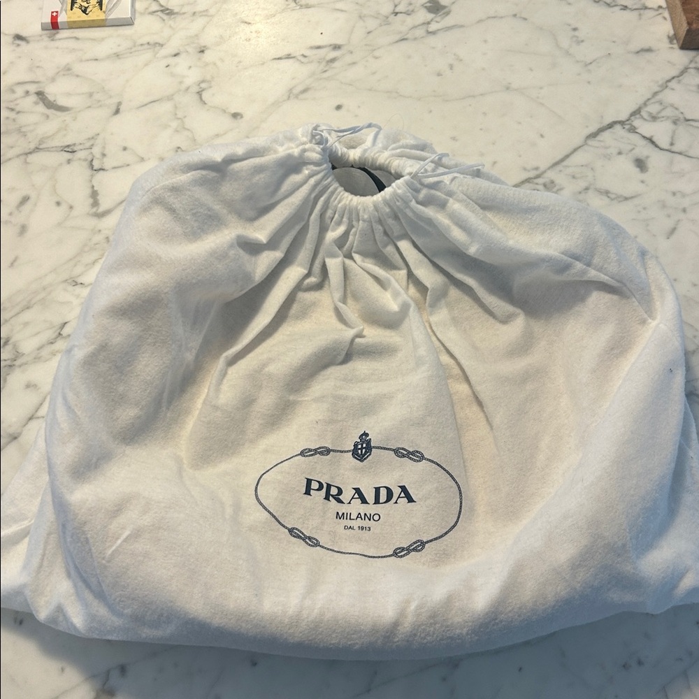 Prada Medium Crochet and Leather Tote Bag - Picture 9 of 12
